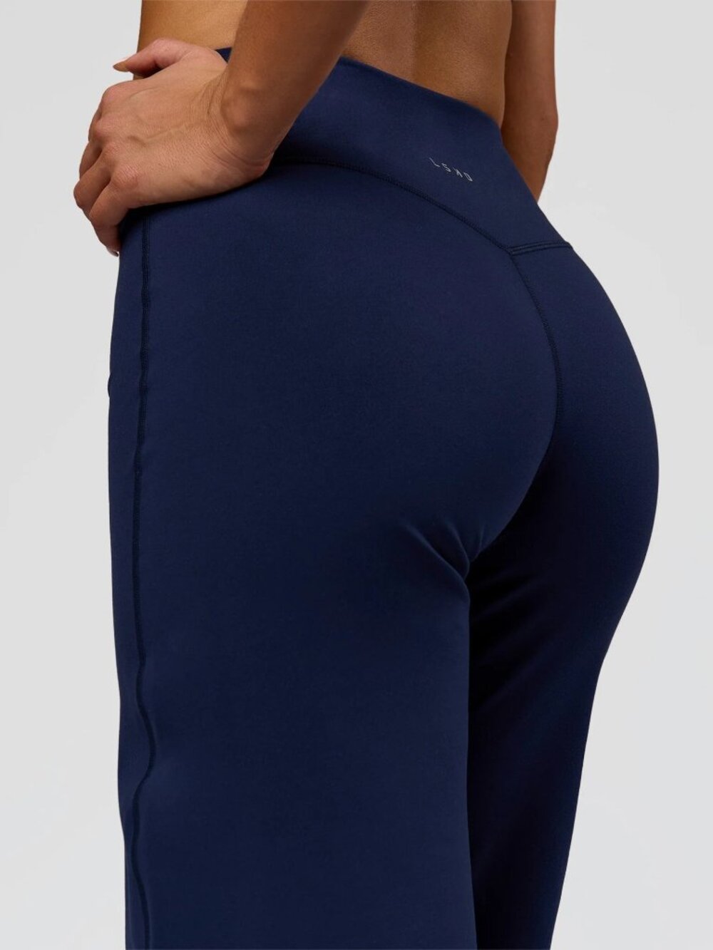 LSKD Fusion V-Contour High-Rise Pant in Future Navy, Size X-Small - Picture 5 of 12